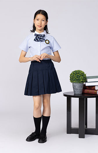禮儀-女士短袖襯衫-短裙